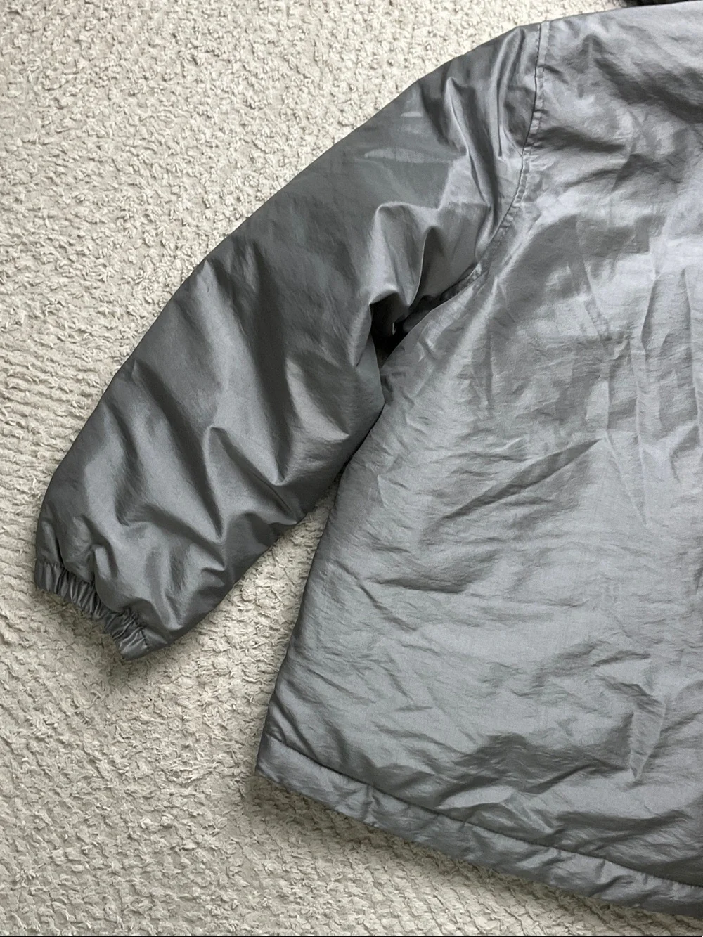 Gap Children's Anorak Jacket Size M/8 in Silver Color